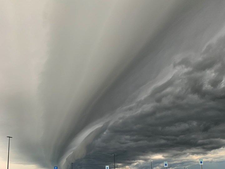 Shelf Cloud, Newton, Kansas, 16 July, 2020