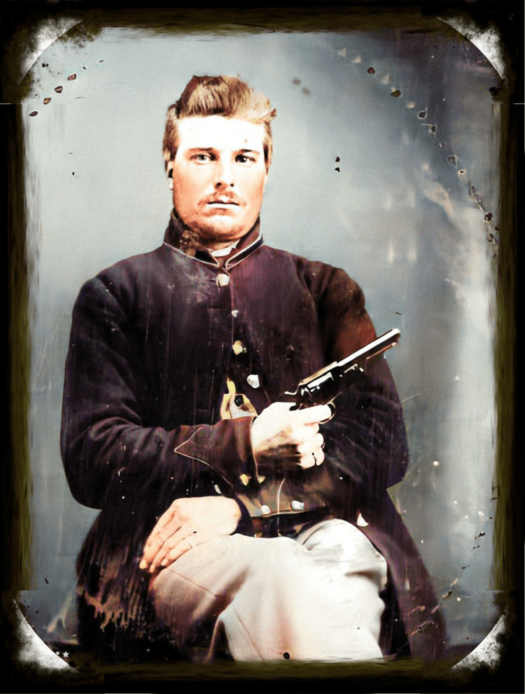 Pvt. Lyman W. Spencer, 17th Iowa Infantry Regiment.